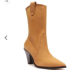 SCHUTZ Mackie Nubuck Leather Bootie - side 10